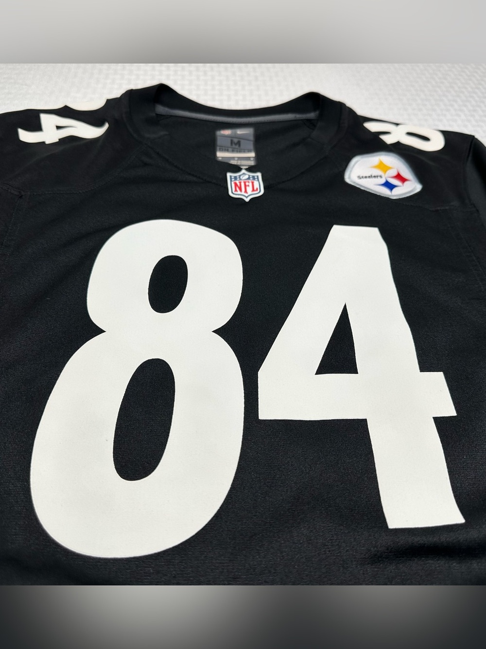 Nike Men's M Pittsburgh Steelers Antonio Brown #84 On Field NFL Jersey EXC.!